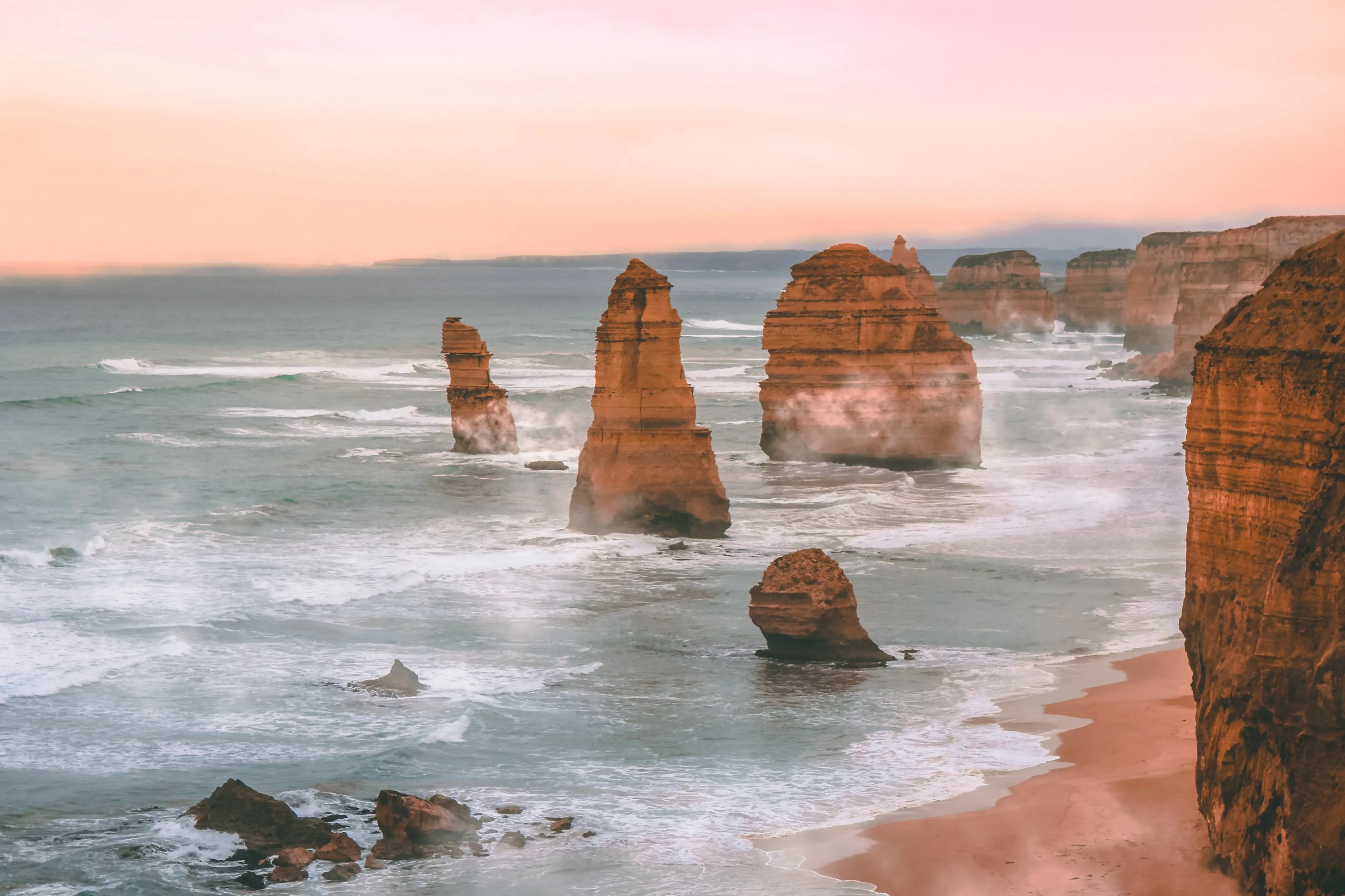 Great Ocean Road bei Sonnenuntergang