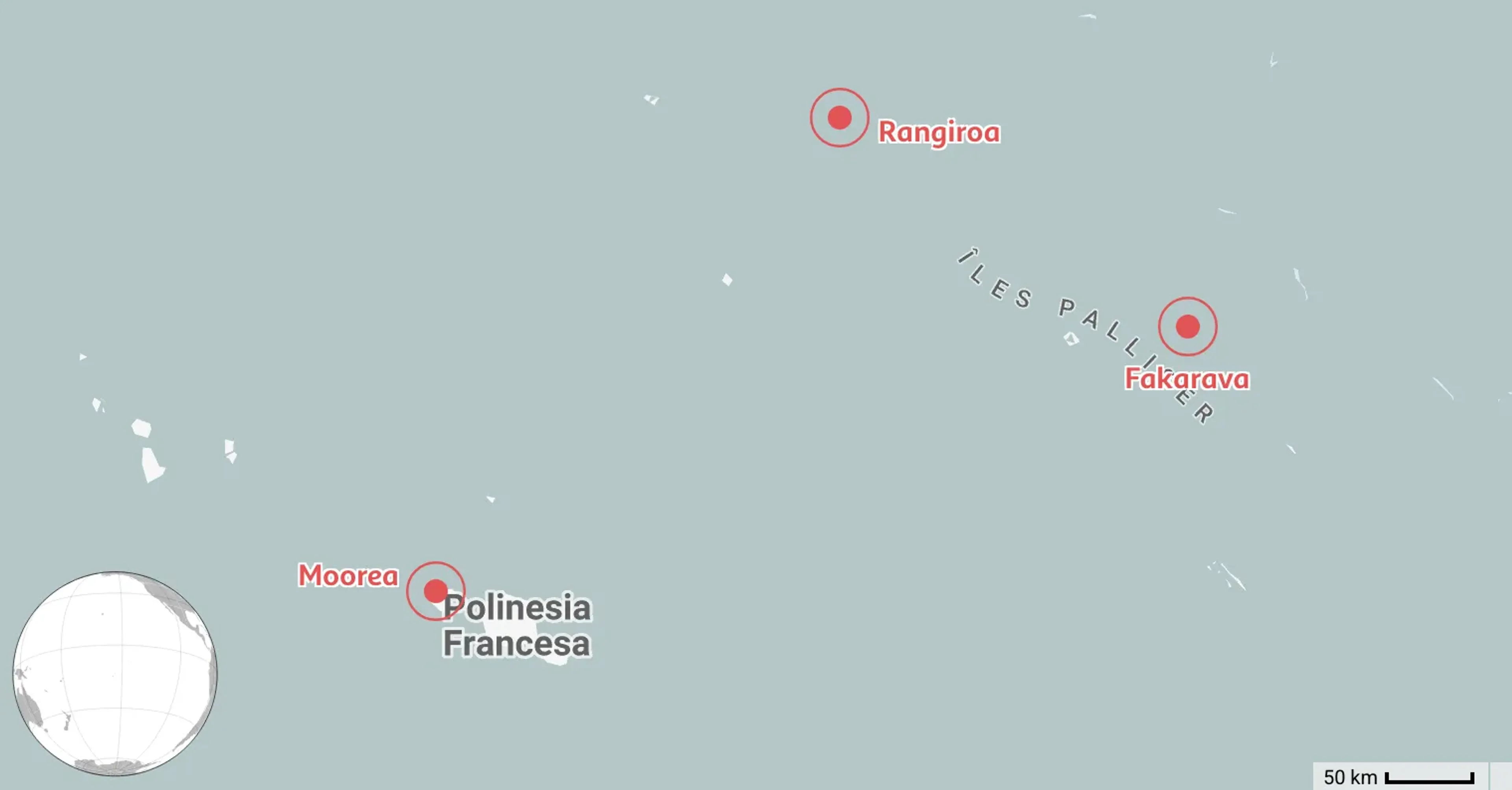 Mapeado: 3 Mejores Lugares para Bucear en la Polinesia Francesa
