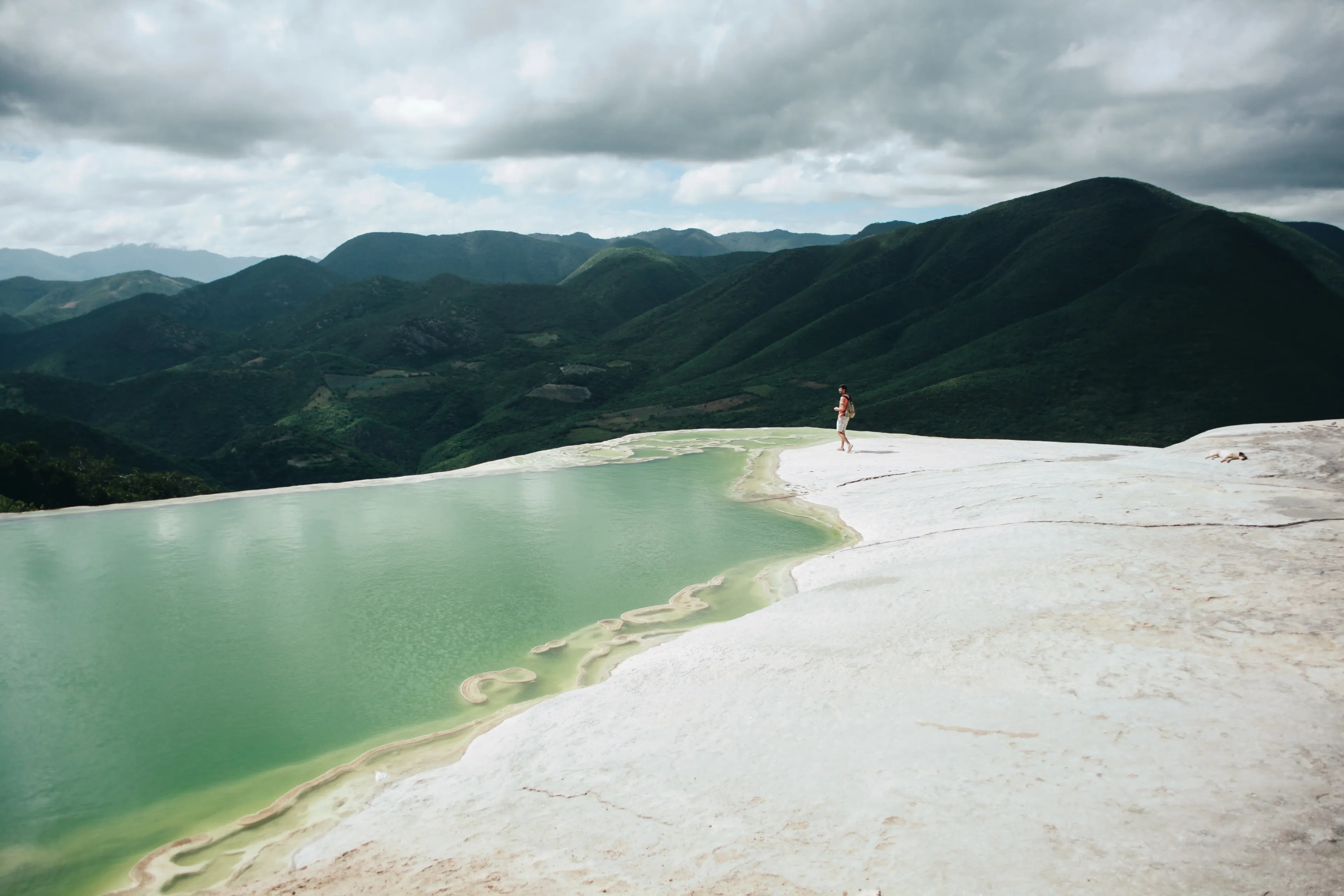 hierve al agua dans l'état d'oaxaca au mexique