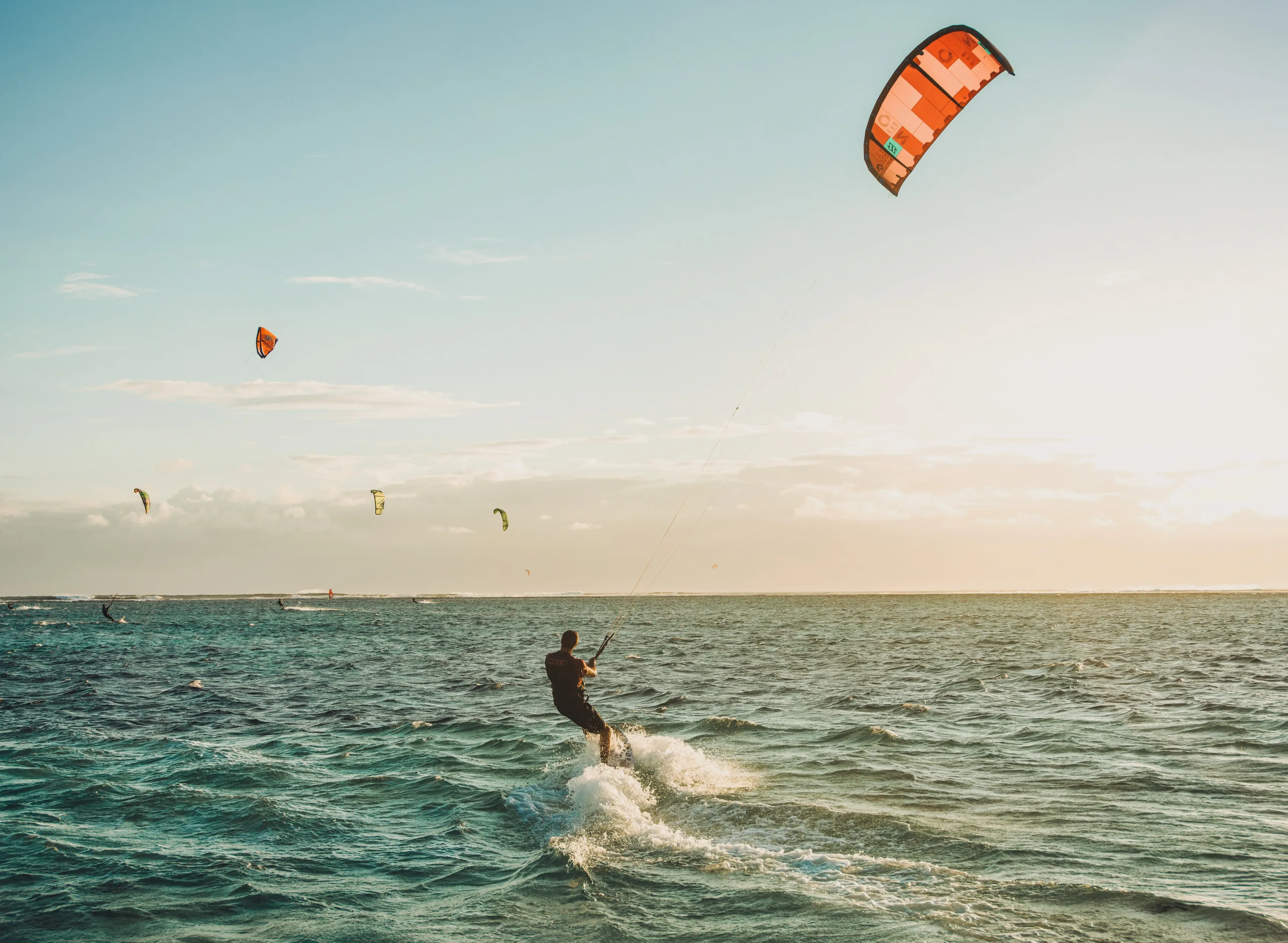 lesson de kite surf à tofo au mozambique